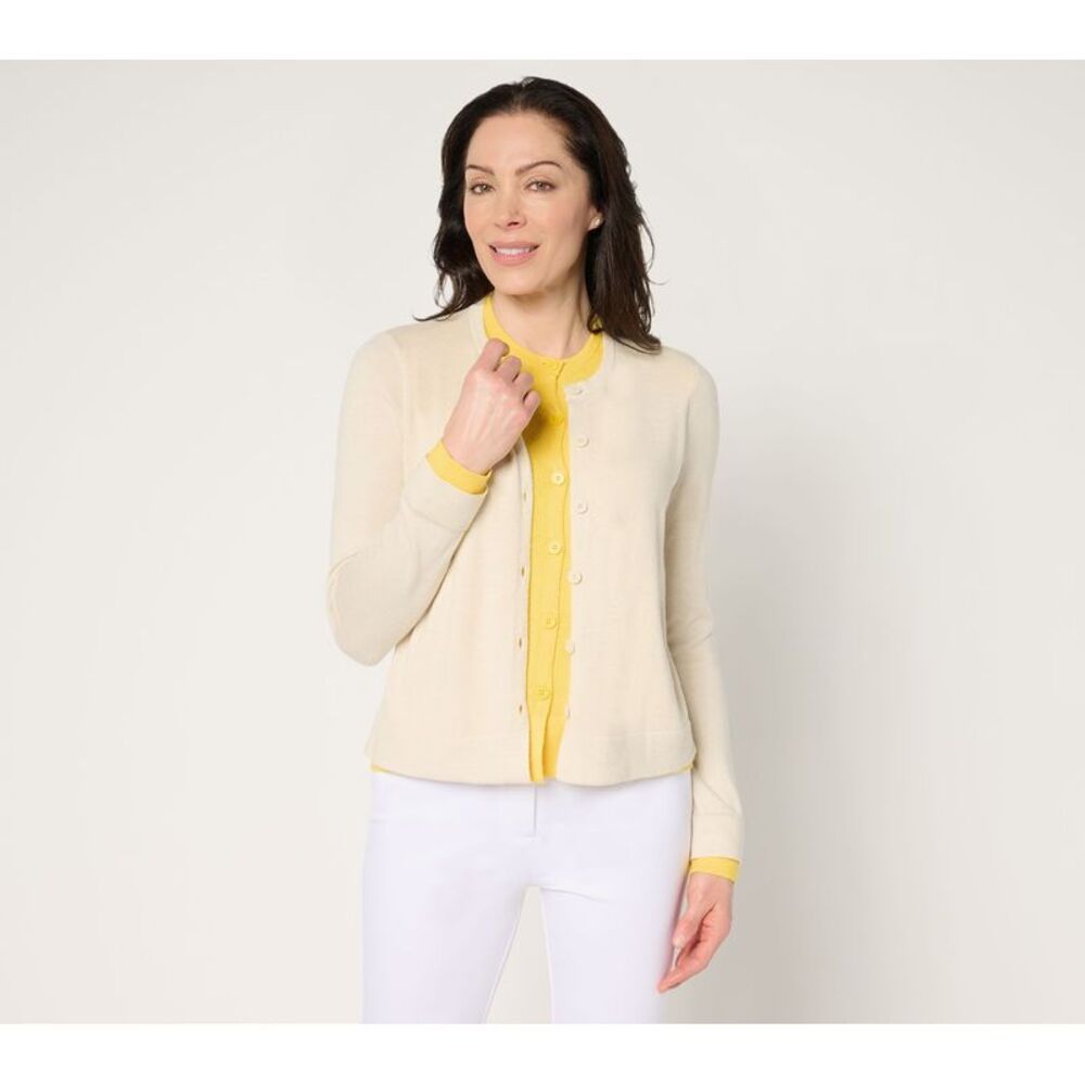 Gloria Vanderbilt Women's Top Sweater Sz M by Stacy London Multi-colored A682299